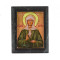 Икона настольная "Святая Матрона" камень змеевик 9х7,2х3 см